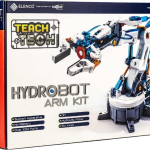 Teach Tech “Hydrobot Arm Kit”, Hydraulic Kit, STEM Building Toy for Kids 12+